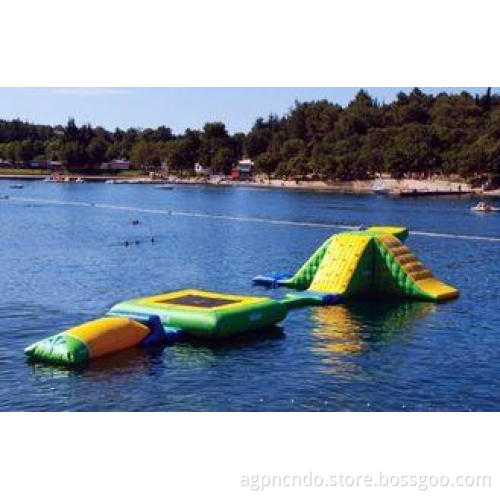 Floating Small Wibit Water Park Station / Inflatables Water